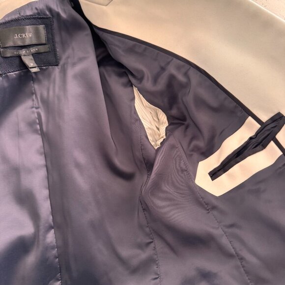 J Crew Petite Wool Regent Blazer Navy - Picture 8 of 12